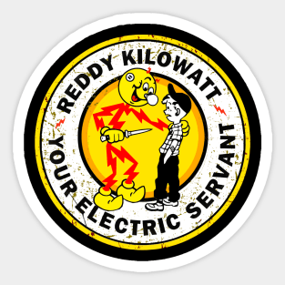 reddy elcetricity will kill you Sticker